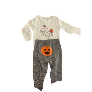 Carter's My First Halloween Bodysuit/Leggings Outfit Set 12 Months Adorable!